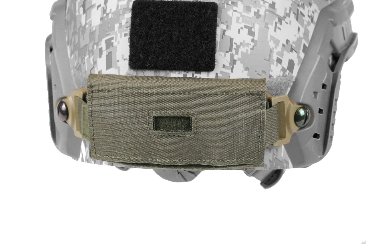 Hybrid PI counterweight for coyote helmets